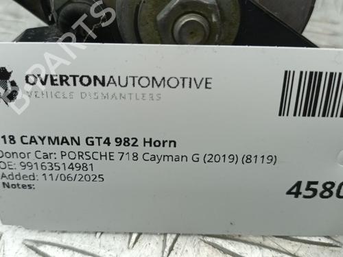 Horn PORSCHE 718 CAYMAN (982) 4.0 GT4 (982810, 982811) | BP29680103E13 - Image 3