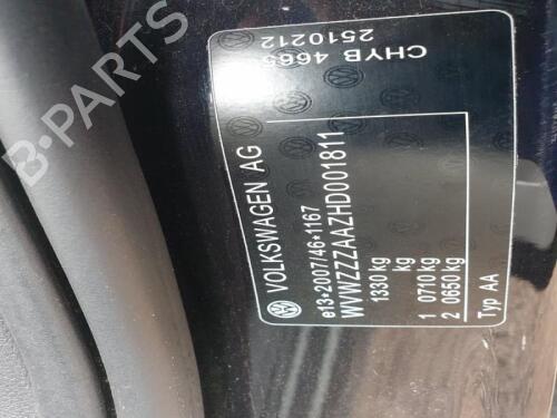 Rear left seatbelt VW UP! (121, 122, BL1, BL2, BL3, 123) 1.0 | BP29649038I29 
