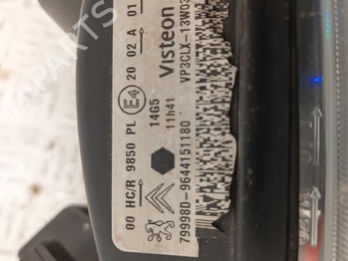 Scheinwerfer links CITROËN BERLINGO / BERLINGO FIRST MPV (MF_, GJK_, GFK_) 1.6 HDI 90 (MF9HX) | BP29664037C28 