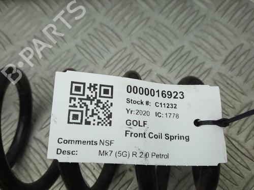 Shock absorber spring VW GOLF VII (5G1, BQ1, BE1, BE2) 1.4 TGI CNG | BP29646247C152 