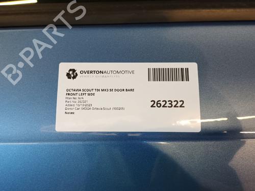 Left front door SKODA OCTAVIA III Combi (5E5, 5E6) 2.0 TDI 4x4 | BP29652320C2
