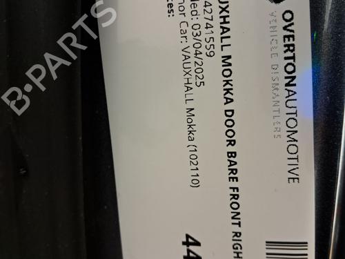 Dør højre fortil VAUXHALL MOKKA / MOKKA X (J13) 1.4 4x4 | BP29674313C3 