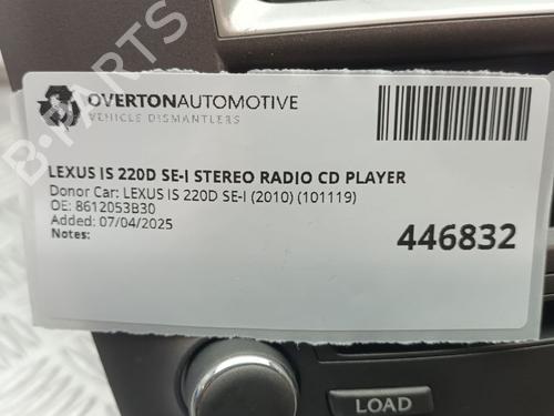 Radio LEXUS IS II (_E2_) 220d (ALE20) | BP29674963E6 