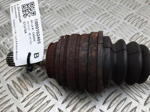 Left front driveshaft VAUXHALL CORSA Mk I (B) (S93) 1.2 i 16V | BP29648188M38 