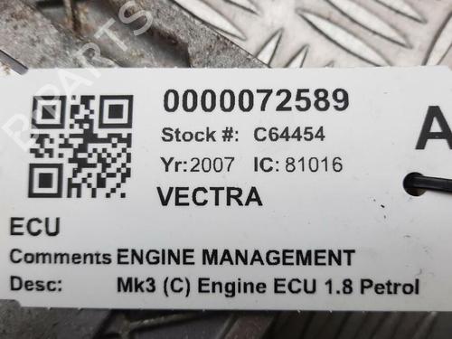 Motorstyringsenhed VAUXHALL VECTRA Mk II (C) GTS (Z02) 1.8 | BP29647609M57 