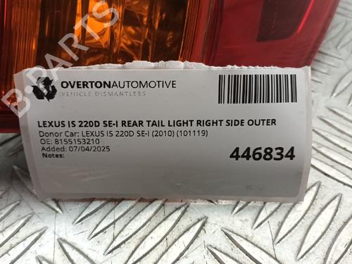 Right taillight LEXUS IS II (_E2_) 220d (ALE20) | BP29674965C35 