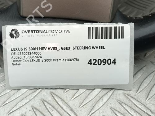 Steering wheel LEXUS IS III (_E3_) 250 (GSE30_, GSE30R) | BP29665671C49 