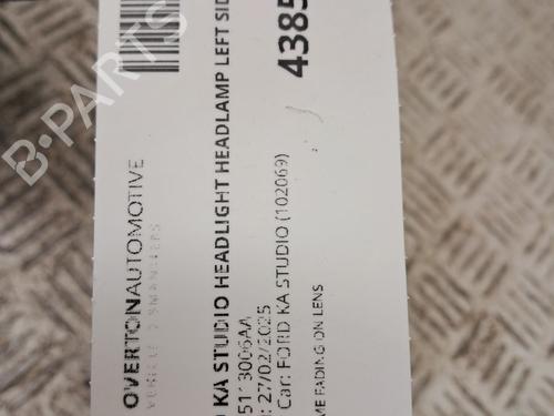 Left headlight FORD KA (RU8) 1.2 | BP29671159C28