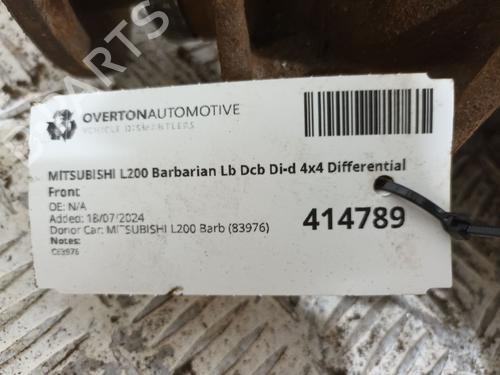 Front differential MITSUBISHI L200 / TRITON (KA_T, KB_T) 2.5 DI-D 4WD (KB4T) | BP29663791M23 