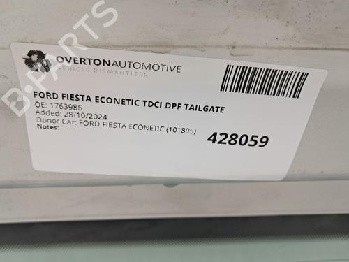 Tailgate FORD FIESTA VI Van 1.6 TDCi | BP29667218C6 