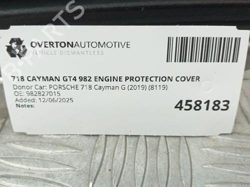 Upper protection PORSCHE 718 CAYMAN (982) 4.0 GT4 (982810, 982811) | BP29680166M93