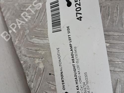 Venstre forlygte FORD KA (RU8) 1.2 | BP29687320C28