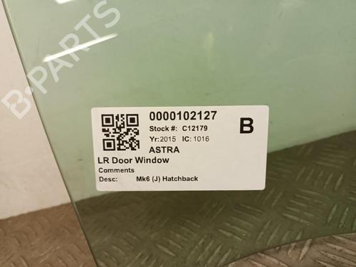 Rear left door window VAUXHALL ASTRA Mk VI (J) (P10) 1.4 | BP29648181C20 