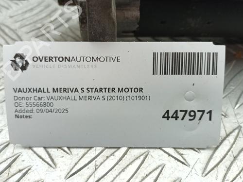 Starter VAUXHALL MERIVA Mk II (B) (S10) 1.4 | BP29675577M8