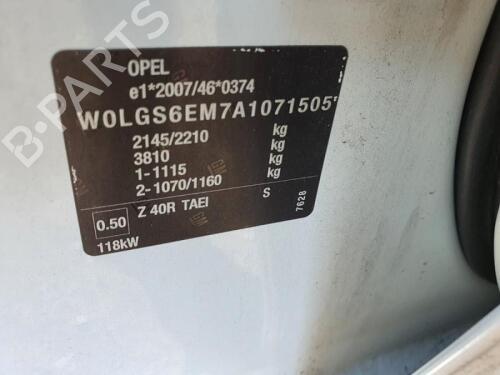 Sikkerhetsbelte bak venstre VAUXHALL INSIGNIA Mk I (A) Hatchback (G09) 2.0 CDTI (68) | BP29652941I29 