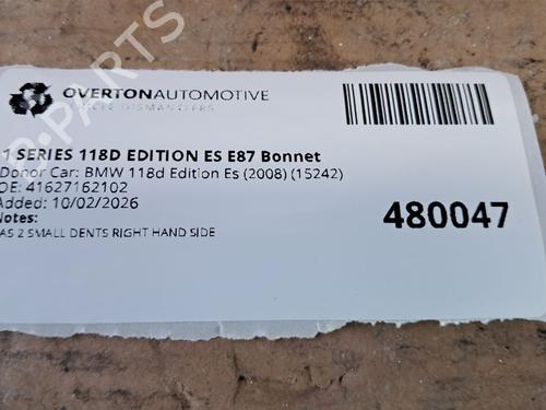 Hood BMW 1 (E81) 118 d | BP32201172C1