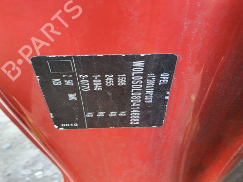 Rear center seatbelt VAUXHALL ASTRA Mk VI (J) Estate (P10) 1.4 | BP29651823I27 