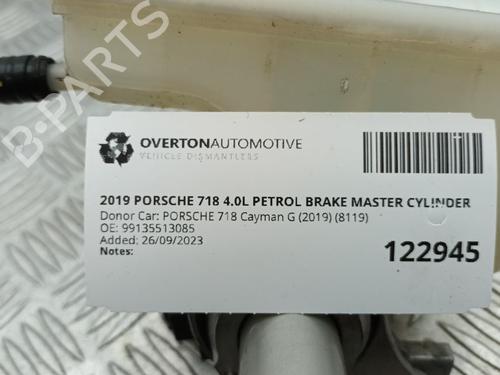 Brake master cylinder PORSCHE 718 CAYMAN (982) 4.0 GT4 (982810, 982811) | BP29648627M77 