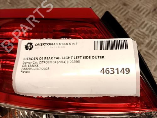 Left taillight CITROËN C4 II (NC_) 1.6 HDi 115 | BP29682924C34 