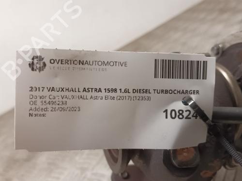 Turbolader/Kompressor VAUXHALL ASTRA Mk VII (K) (B16) 1.6 CDTi | BP29648257M71