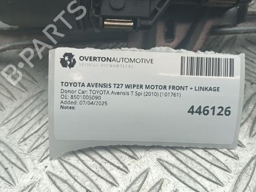 Front wiper motor TOYOTA AVENSIS Estate (_T27_) 2.2 D-4D (ADT271_, ADT271R) | BP29674540M29 
