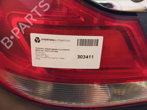 Venstre Baklys VAUXHALL INSIGNIA Mk I (A) Hatchback (G09) 2.0 CDTI (68) | BP29653372C34 