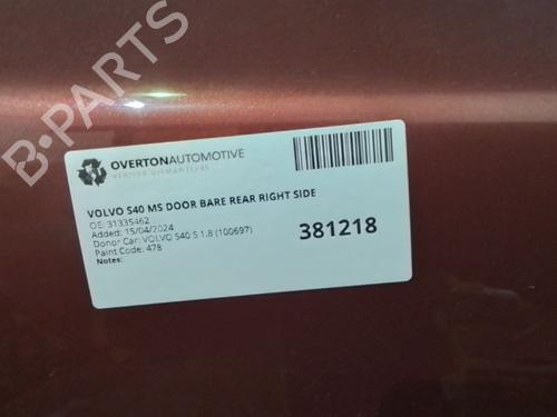 Right rear door VOLVO S40 II (544) 1.8 | BP29659578C5