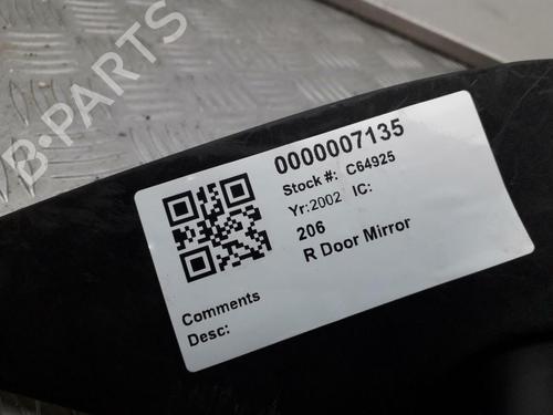 Bakspejl Højre PEUGEOT 206 Hatchback (2A/C) 1.1 i | BP29645636C27 
