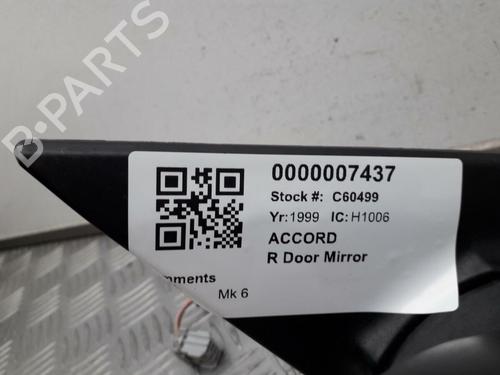 Right mirror HONDA ACCORD VI Hatchback (CH, CL) 1.8 i (CH6) | BP29645667C27 