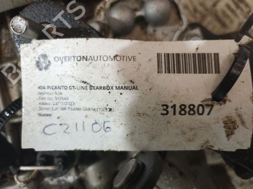 Gearbox KIA PICANTO III (JA) 1.0 | BP29761562M3 