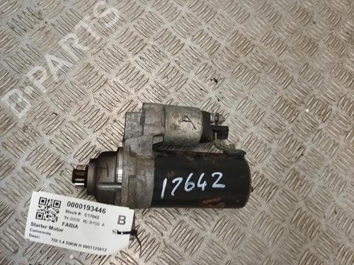 Used Starter SKODA FABIA II (542) 1.4 TDI (80 hp) 29650080