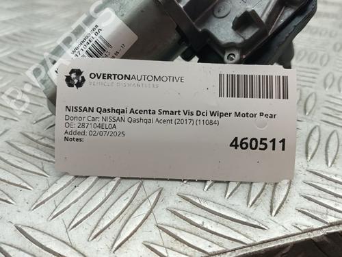 Rear wiper motor NISSAN QASHQAI II (J11, J11_) 1.2 DIG-T | BP29681206M102 