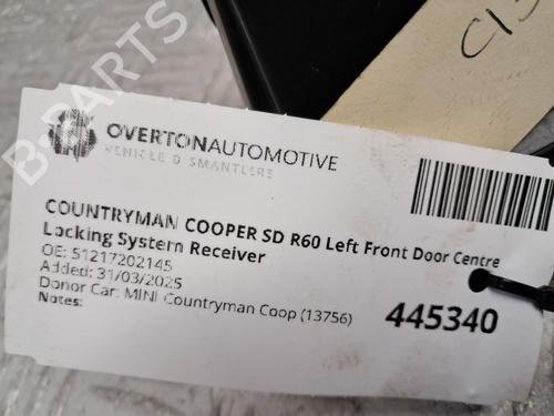 Front left lock MINI MINI COUNTRYMAN (R60) Cooper S ALL4 | BP29674211C98 