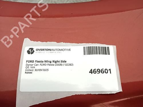 Błotnik przedni prawy FORD FIESTA V (JH_, JD_) 1.6 | BP29761574C42