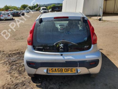 Rear right seatbelt PEUGEOT 107 (PM_, PN_) 1.0 | BP29651620I28 