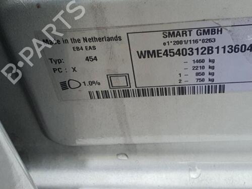 Bremssattel links hinten SMART FORFOUR (454) 1.3 (454.031) | BP29661044M107 