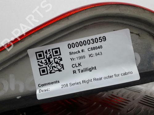 Right taillight MERCEDES-BENZ CLK Convertible (A208) CLK 320 (208.465) | BP29645369C35 