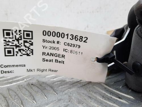 Rear right seatbelt FORD RANGER (ER, EQ, R_) 2.5 TD 4x4 | BP29646172I28 