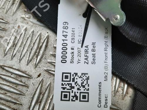 Sicherheitsgurt vorne rechts VAUXHALL ZAFIRA Mk II (B) (A05) 1.6 | BP29646133I25 
