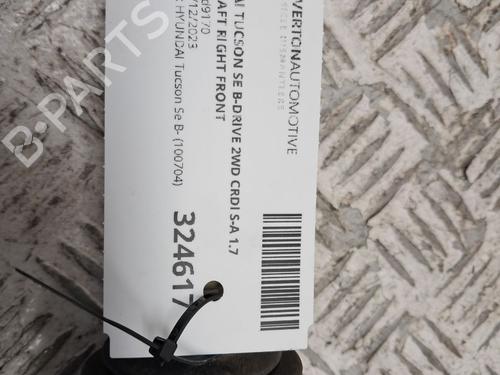 Right front driveshaft HYUNDAI TUCSON (TL, TLE) 1.7 CRDi | BP29654873M39 