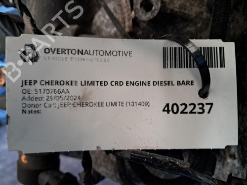 Motor JEEP CHEROKEE (KJ) 2.8 CRD 4x4 | BP29661490M1