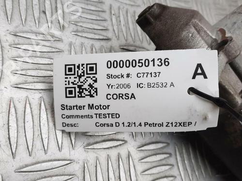 Startmotor VAUXHALL CORSA Mk II (C) (X01) 1.2 Twinport (F08, F68) | BP29646923M8 