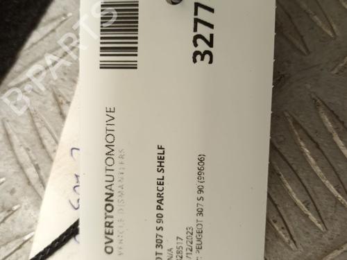 Rear parcel shelf PEUGEOT 307 (3A/C) 1.4 16V | BP29655014C85 