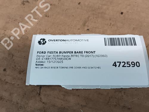 Front bumper FORD FIESTA VI (CB1, CCN) 1.5 TDCi | BP31366998C7 