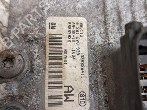 Engine control unit (ECU) VAUXHALL CORSA Mk III (D) (S07) 1.0 (L08) | BP29687363M57 