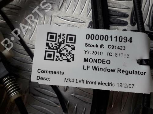 Front left window mechanism FORD MONDEO IV (BA7) 2.0 TDCi | BP29646106C22