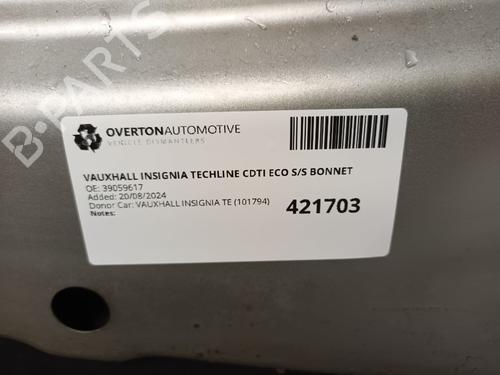Motorhjelm VAUXHALL INSIGNIA Mk I (A) Hatchback (G09) 2.0 CDTI (68) | BP29665751C1 