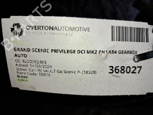 Gearbox RENAULT GRAND SCÉNIC II (JM0/1_) 1.9 dCi (JM14) | BP29658679M3