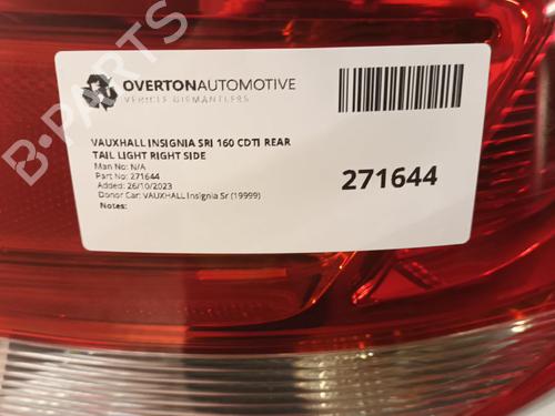 Feu arrière droit VAUXHALL INSIGNIA Mk I (A) Hatchback (G09) 2.0 CDTI (68) | BP29652959C35 