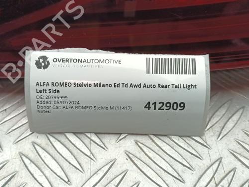 Left taillight ALFA ROMEO STELVIO (949_) 2.2 D Q4 (949.AXB2A) | BP29819370C34 
